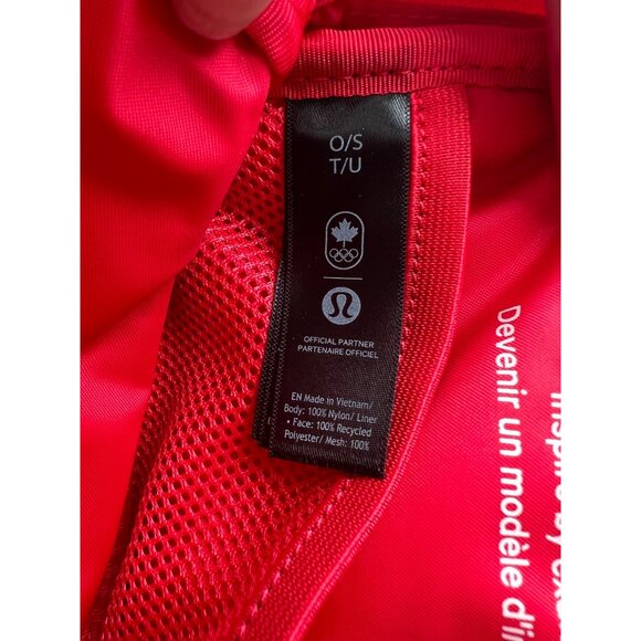 Lululemon Team Canada Future Legacy Mini Belt Bag Red 1L Recycled Content Adjust - Picture 8 of 10